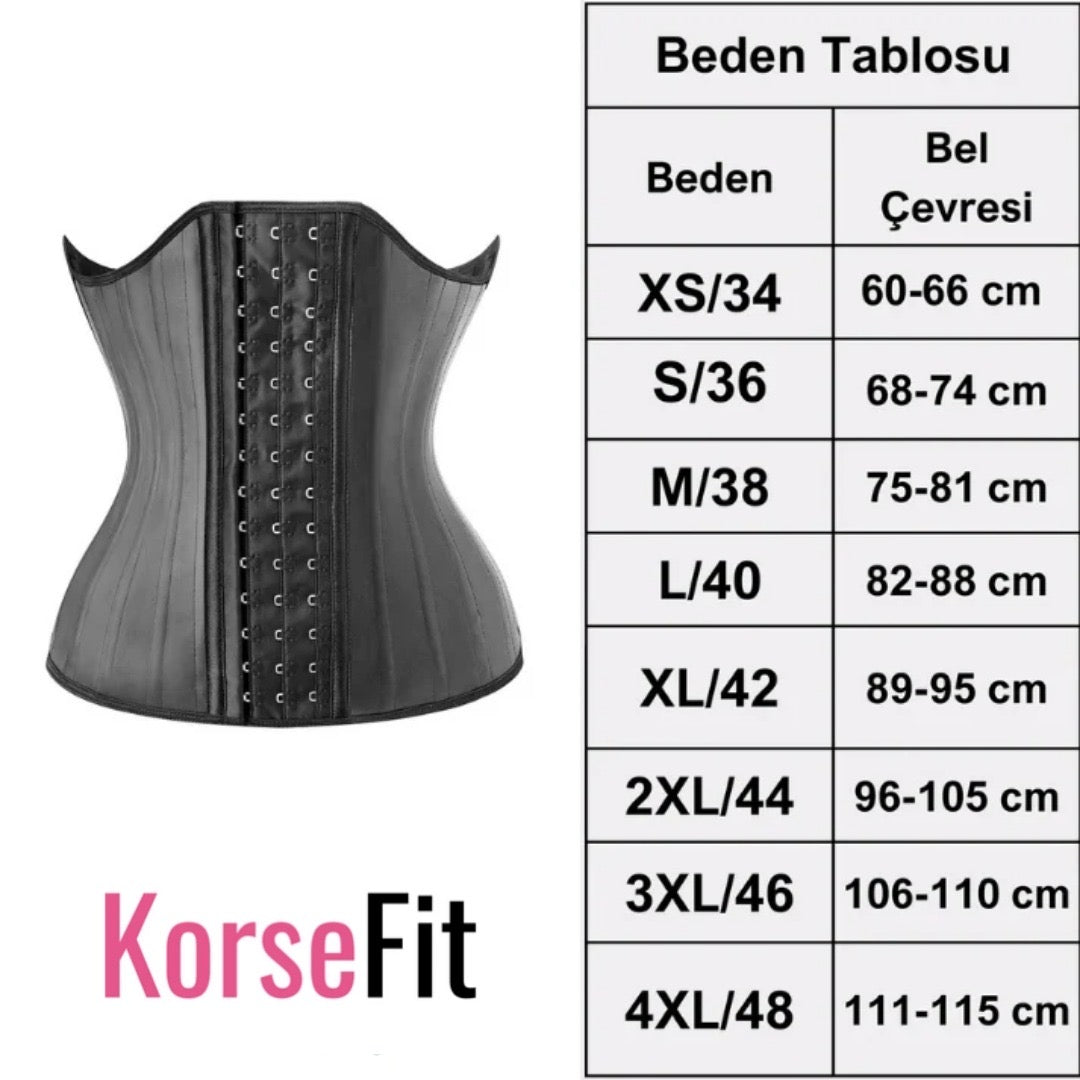 Kum Saati Görünümlü Yardımcı Korse