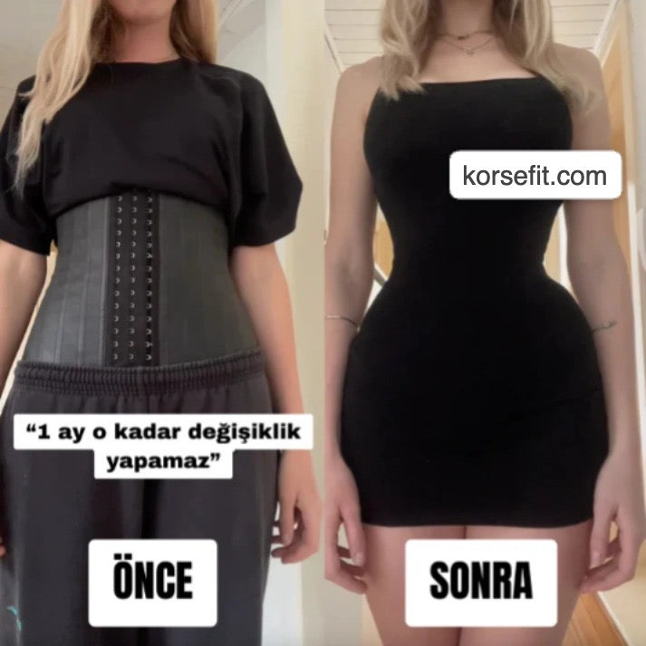 Kum Saati Görünümlü Yardımcı Korse