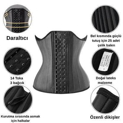 Kum Saati Görünümlü Yardımcı Korse